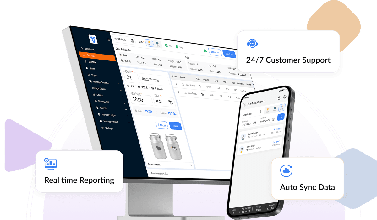 Hamari Dairy Dashboard
